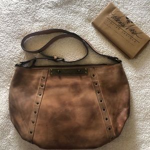 Patricia Nash Cognac Tan Crossbody Bag
